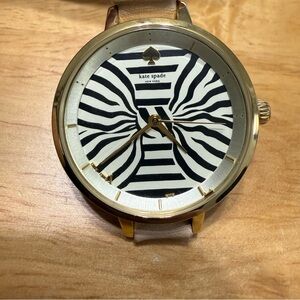 Kate Spade Gold and Black Zebra Pattern Watch